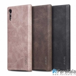 قاب محافظ چرمی X-Level VINTAGE SERIES برای گوشی Sony Xperia XZ