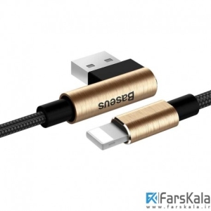کابل شارژ لایتنینگ Baseus Lightning Yart Elbow Type Cable