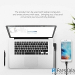 کابل شارژ لایتنینگ Baseus Lightning Yart Elbow Type Cable