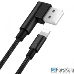 کابل شارژ لایتنینگ Baseus Lightning Yart Elbow Type Cable