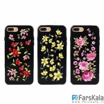 قاب محافظ Mutural Embroidery Case برای گوشی Apple iPhone 7 Plus