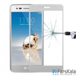 محافظ صفحه نمایش شیشه ای تمام صفحه رنگی 3D Glass برای LG K8 2017
