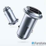 شارژر فندکی سریع بیسوس Baseus UFO Dual U Smart Car Charge