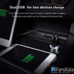 شارژر فندکی سریع بیسوس Baseus UFO Dual U Smart Car Charge