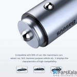شارژر فندکی سریع بیسوس Baseus UFO Dual U Smart Car Charge