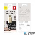 تبدیل یو اس بی به تایپ سی بیسوس Baseus Sharp Series USB 3.0 Transfer Type-C
