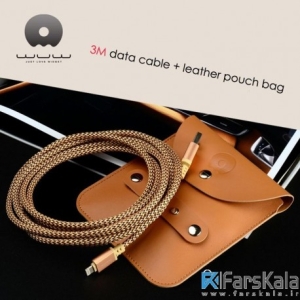 کابل لایتینگ 3 متری  WUW-X03