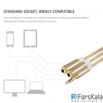 کابل صدا دو سر بیسوس Baseus Fulency 2 in 1 Audio Cable