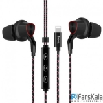 هدفون لایتنینگ هوکو HOCO L4 Lightning Cable Headphones