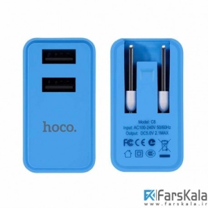 شارژر دیواری Hoco C6 A With Micro USB Cable