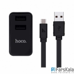 شارژر دیواری Hoco C6 A With Micro USB Cable