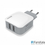 شارژر دو پورت بیسوس Baseus 2.4A ZCL2B-B02 Dual USB Charger