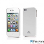 قاب محافظ ژله ای رنگی MERCURY GOOSPERY برای Apple iPhone 4