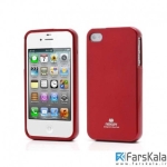 قاب محافظ ژله ای رنگی MERCURY GOOSPERY برای Apple iPhone 4