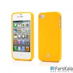 قاب محافظ ژله ای رنگی MERCURY GOOSPERY برای Apple iPhone 4