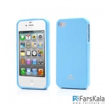قاب محافظ ژله ای رنگی MERCURY GOOSPERY برای Apple iPhone 4