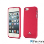 قاب محافظ ژله ای رنگی MERCURY GOOSPERY برای Apple iPhone 5