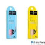 کابل تبدیل یک به دو Hoco UA1 Audio Cable AUX