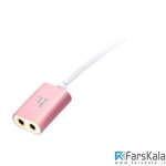 کابل تبدیل یک به دو Hoco UA1 Audio Cable AUX