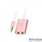کابل تبدیل یک به دو Hoco UA1 Audio Cable AUX