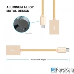 کابل تبدیل HOCO UA3 Type-C to USB Cable