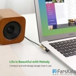 کابل دو متری میکروفون دار Hoco UPA02 Spring 3.5 mm Stereo With Controls Aux