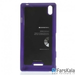 قاب محافظ ژله ای رنگی MERCURY GOOSPERY برای Sony Xperia T3