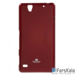قاب محافظ ژله ای رنگی MERCURY GOOSPERY برای Sony Xperia C4