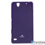 قاب محافظ ژله ای رنگی MERCURY GOOSPERY برای Sony Xperia C4