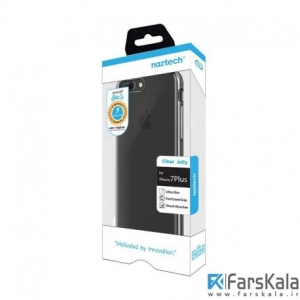 قاب محافظ ژله ای نزتک Naztech Jelly Clear برای گوشی Apple iPhone 7 plus