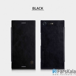 کیف چرمی Nillkin Qin Series Leather برای Sony Xperia XZ Premium
