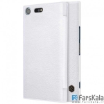 کیف چرمی Nillkin Qin Series Leather برای Sony Xperia XZ Premium
