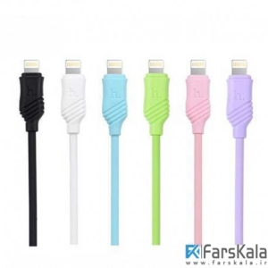 کابل شارژ یک متری هوکو Hoco X6 Lightning Charging Cable