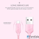 کابل شارژ یک متری هوکو Hoco X6 Lightning Charging Cable
