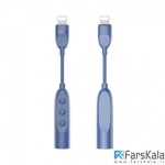 مبدل لایتنینگ به جک 3.5 میلی‌متری بیسوس Baseus Audio Splitter B45