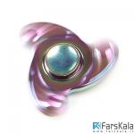 اسپینر سه پره فلزی رنگین کمانی Fidget Spinner Metal Rainbow