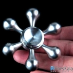 اسپینر فلزی شش پره ای طرح سکان Fidget Spinner Rudder