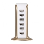 شارژر چند منظوره METRANS Energy Series 8A 6 Ports USB Charger Adapter