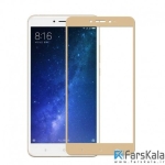 محافظ صفحه نمایش شیشه ای رنگی تمام صفحه 3D Glass برای Xiaomi Mi Max 2