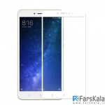 محافظ صفحه نمایش شیشه ای رنگی تمام صفحه 3D Glass برای Xiaomi Mi Max 2