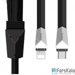 کابل شارژ دو سر هوکو HOCO X4 One Pull Two Zinc Alloy Charging Cable