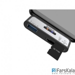 هاب و کارت خوان تایپ سی بیسوس Baseus Type-C HUB Data Migration OTG Card Reader