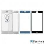 محافظ صفحه نمایش شیشه ای رنگی تمام صفحه 3D Glass برای Sony Xperia XZS