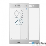 محافظ صفحه نمایش شیشه ای رنگی تمام صفحه 3D Glass برای Sony Xperia XZS