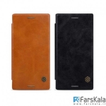 کیف محافظ چرمی نیلکین Nillkin QIN برای گوشی Sony Xperia XZs