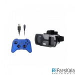 هدست واقعیت مجازی Lefant 3D VR + گیم پد