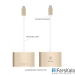 هاب آداپتور تایپ سی به اچ دی ام آی بیسوس Baseus Sharp Series Type-C To HDMI+HUB Adapter For Macbook