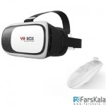 هدست واقعیت مجازی VR box 2 +game pad