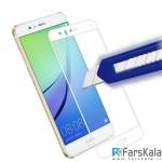 محافظ صفحه نمایش شیشه ای رنگی تمام صفحه 3D Glass برای Huawei Nova
