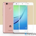 محافظ صفحه نمایش شیشه ای رنگی تمام صفحه 3D Glass برای Huawei Nova